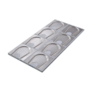 MurHeat AQUA NEO 20, Kopfelement mit Aluminium K/AZ ALU (8 Bögen), VA=125mm